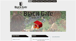Desktop Screenshot of blackgategames.com
